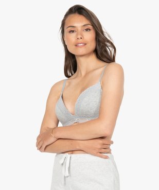 Soutien-gorge femme triangle à bonnets paddés vue1 - Nikesneakers(HOMWR FEM) - Nikesneakers