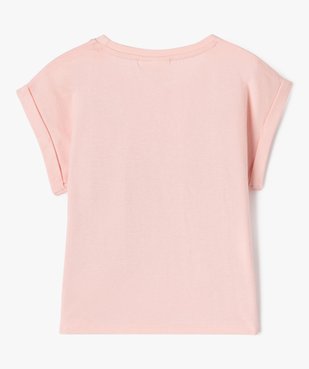 Tee-shirt manches courtes avec motif Stitch fille - Disney vue4 - LILO & STITCH - GEMO