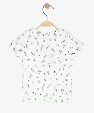Tee-shirt bébé fille à motifs fleuris – Lulu Castagnette vue3 - LULUCASTAGNETTE - GEMO