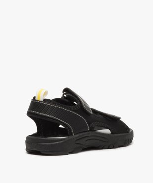 Sandales garçon multi-matières fermeture à scratch vue4 - GEMO (ENFANT) - GEMO
