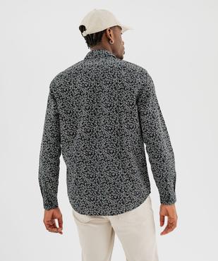 Chemise à motifs fleuris coupe regular homme vue4 - GEMO (HOMME) - GEMO