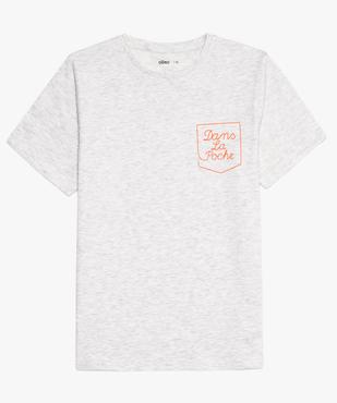 Tee-shirt garçon avec inscription graphique vue2 - GEMO (JUNIOR) - GEMO