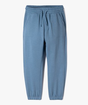 Pantalon de jogging uni avec taille élastique garçon vue1 - 1E PRIX BY GEMO - GEMO