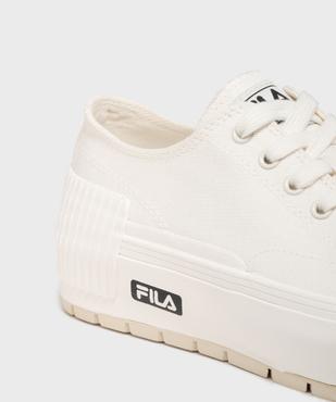 Baskets en toile sur semelle plateforme femme - Fila vue6 - FILA - GEMO