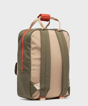 Sac à dos tricolore en toile garçon  vue2 - GEMO (ACCESS) - GEMO