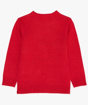 Pull de Noël garçon avec motif Mickey - Disney vue2 - MICKEY - GEMO