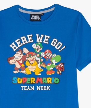 Pyjashort garçon avec motif XXL – Super Mario vue2 - MARIO - GEMO