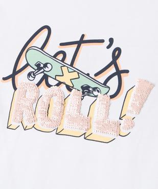T-shirt manches courtes à motif ludique garçon vue2 - GEMO (ENFANT) - GEMO