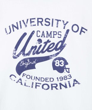 Tee-shirt garçon avec manches colorées – Camps United vue2 - CAMPS UNITED - GEMO