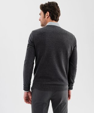 Sweat avec intérieur molletonné homme vue6 - GEMO 4G HOMME - GEMO
