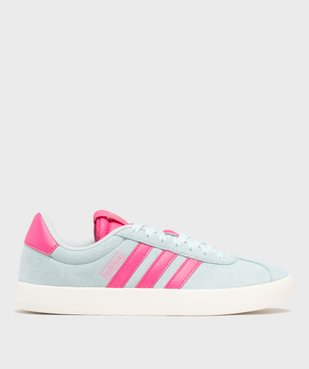 Baskets à lacets VL Court suède femme - Adidas vue1 - ADIDAS - GEMO