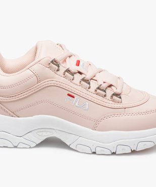 Baskets Dad shoes* femme à lacets et passants métallisés - Fila Strada Low vue6 - FILA - Nikesneakers