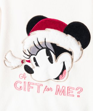 Pyjama fille en velours motif Noël - Disney vue2 - DISNEY DTR - GEMO