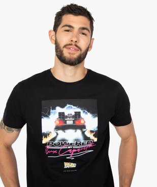 Tee-shirt homme à manches courtes imprimé - Retour vers le futur vue2 - NBCUNIVERSAL - GEMO