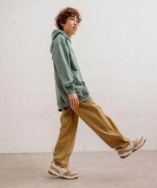 Pantalon chino coupe large garçon vue7 - GEMO (JUNIOR) - GEMO