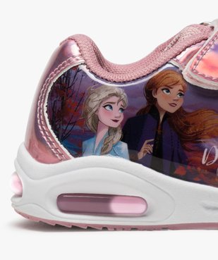Baskets fille à scratch reflets irisés – La Reine des Neiges vue6 - REINE DES NEIGE - GEMO