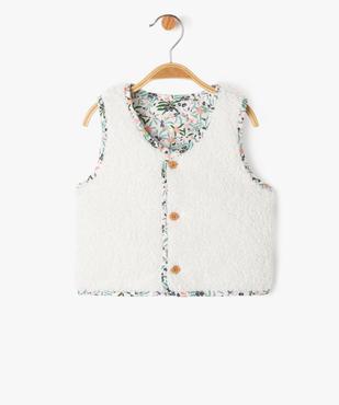 Gilet sans manches matelassé réversible bébé fille - LuluCastagnette vue1 - LULUCASTAGNETTE - GEMO
