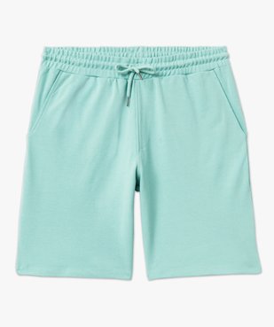 Bermuda homme en coton coupe droite vue4 - GEMO (HOMME) - GEMO