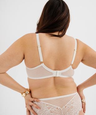 Soutien-gorge emboitant à coques fines femme grande taille vue2 - GEMO(HOMWR FEM) - GEMO