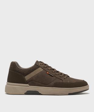 Baskets basses multimatières homme - Urban Steps vue1 - URBAN STEPS - GEMO