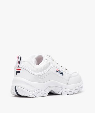 Baskets Dad shoes* femme à lacets et passants métallisés - Fila Strada Low vue4 - FILA - Nikesneakers