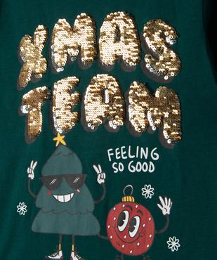 Tee-shirt manches longues spécial Noël garçon vue3 - GEMO 4G GARCON - GEMO