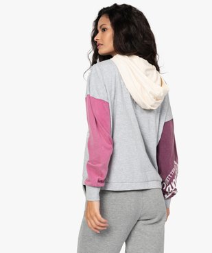 Tee-shirt femme à capuche façon sweat - CAMPS vue3 - CAMPS UNITED - Nikesneakers