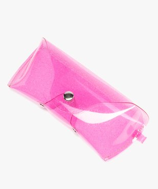 Étui à lunettes en plastique pailleté vue1 - GEMO (ACCESS) - GEMO
