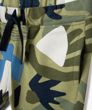 Short bébé garçon en maille imprimé jungle - LuluCastagnette vue2 - LULUCASTAGNETTE - GEMO