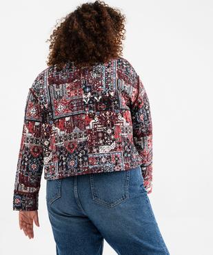Veste matelassée imprimée femme grande taille vue4 - GEMO (G TAILLE) - GEMO