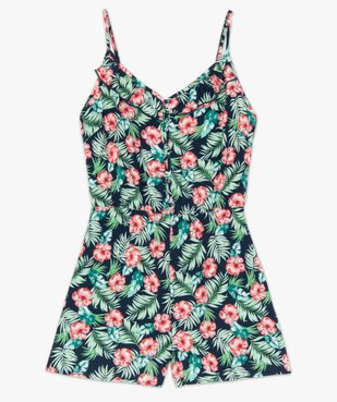 Combi-short femme imprimé à fines bretelles vue5 - GEMO(FEMME PAP) - GEMO