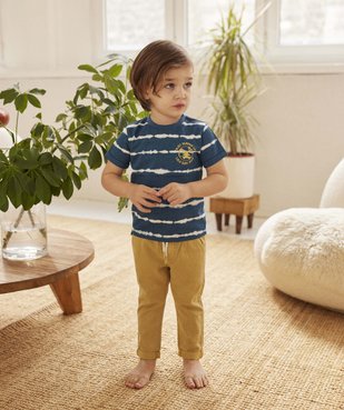 Pantalon en toile légère bébé garçon - LuluCastagnette vue6 - LULUCASTAGNETTE - GEMO