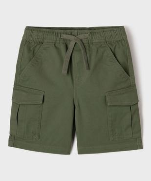 Bermuda cargo taille ajustable garçon vue1 - GEMO (ENFANT) - GEMO