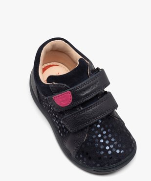 Chaussures premiers pas bébé fille à motif brillant - Geox vue5 - GEOX - GEMO