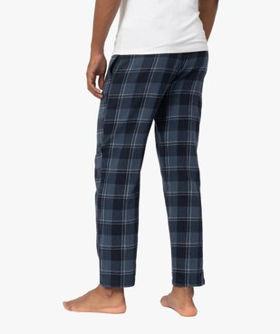 Pantalon de pyjama homme à carreaux vue3 - GEMO C4G HOMME - GEMO