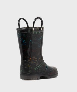 Bottes de pluie à motifs dinosaures garçon - 5 Miles vue4 - 5 MILES - GEMO