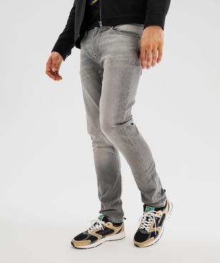 Jean slim en coton stretch homme vue2 - GEMO 4G HOMME - GEMO