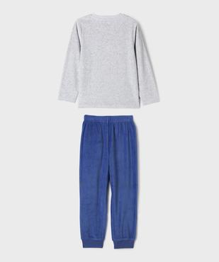 Pyjama en velours 2 pièces bicolore motif chien garçon vue5 - GEMO (ENFANT) - GEMO