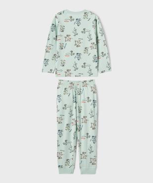 Pyjama en coton avec motifs skate garçon vue4 - GEMO 4G GARCON - GEMO