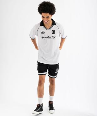 Tee-shirt de sport manches courtes en maille légère homme vue4 - GEMO (HOMME) - GEMO