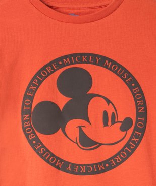   Tee-shirt garçon imprimé Mickey - Disney vue2 - DISNEY DTR - GEMO