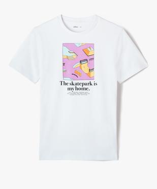 Tee-shirt imprimé graphique garçon vue1 - GEMO (JUNIOR) - GEMO