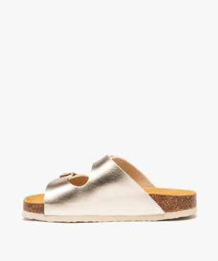 Mules fille unies à larges brides à boucle brillantes vue3 - LOVELY WINGS GEMO FOR GOOD - GEMO