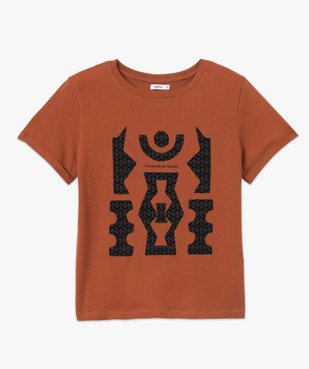 Tee-shirt femme avec large motif sur l'avant vue4 - GEMO(FEMME PAP) - GEMO