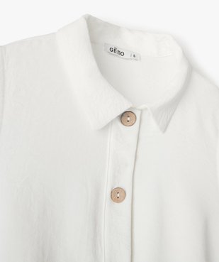 Chemise fille sans manches effet blouse vue2 - GEMO (ENFANT) - GEMO