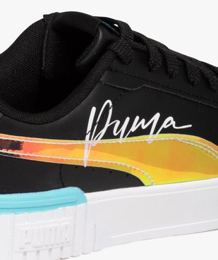 Baskets fille unies avec détail métallisé - Puma vue6 - PUMA - GEMO