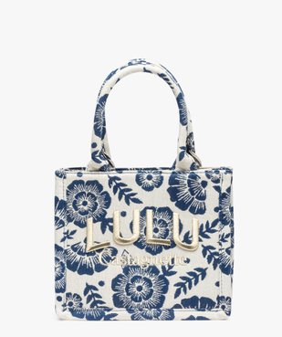 Sac fille à motifs fleuris et broderie pailletée - LuluCastagnette vue1 - LULUCASTAGNETTE - GEMO