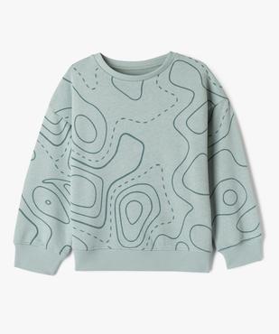 Sweat oversize intérieur bouclette garçon vue1 - GEMO (ENFANT) - GEMO