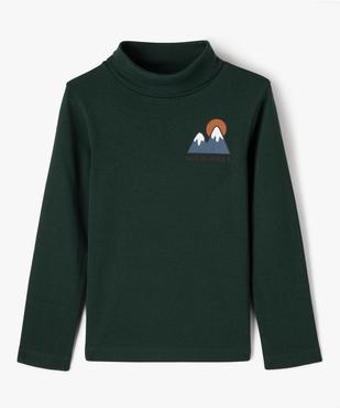 Tee-shirt col roulé imprimé garçon vue1 - GEMO 4G GARCON - GEMO
