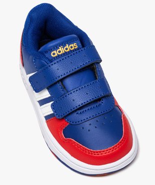 Baskets garçon multicolores à scratch – Adidas Hoops 2.0 vue5 - ADIDAS - GEMO